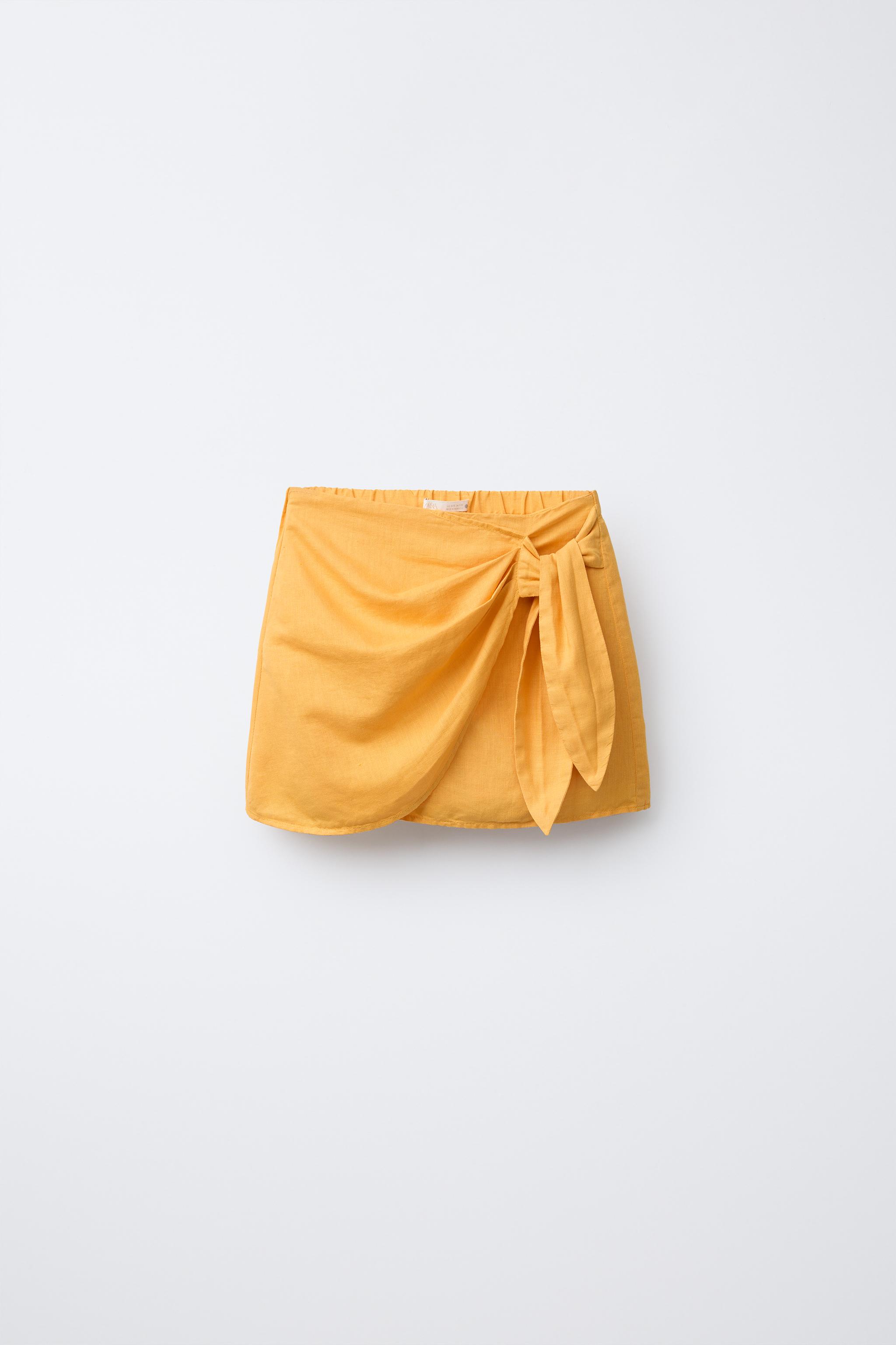 Cotton Linen Twill Wrap Skirt サラマリカ Cotton Linen Twill Wrap Skirt サラマリカ（コットンリネン