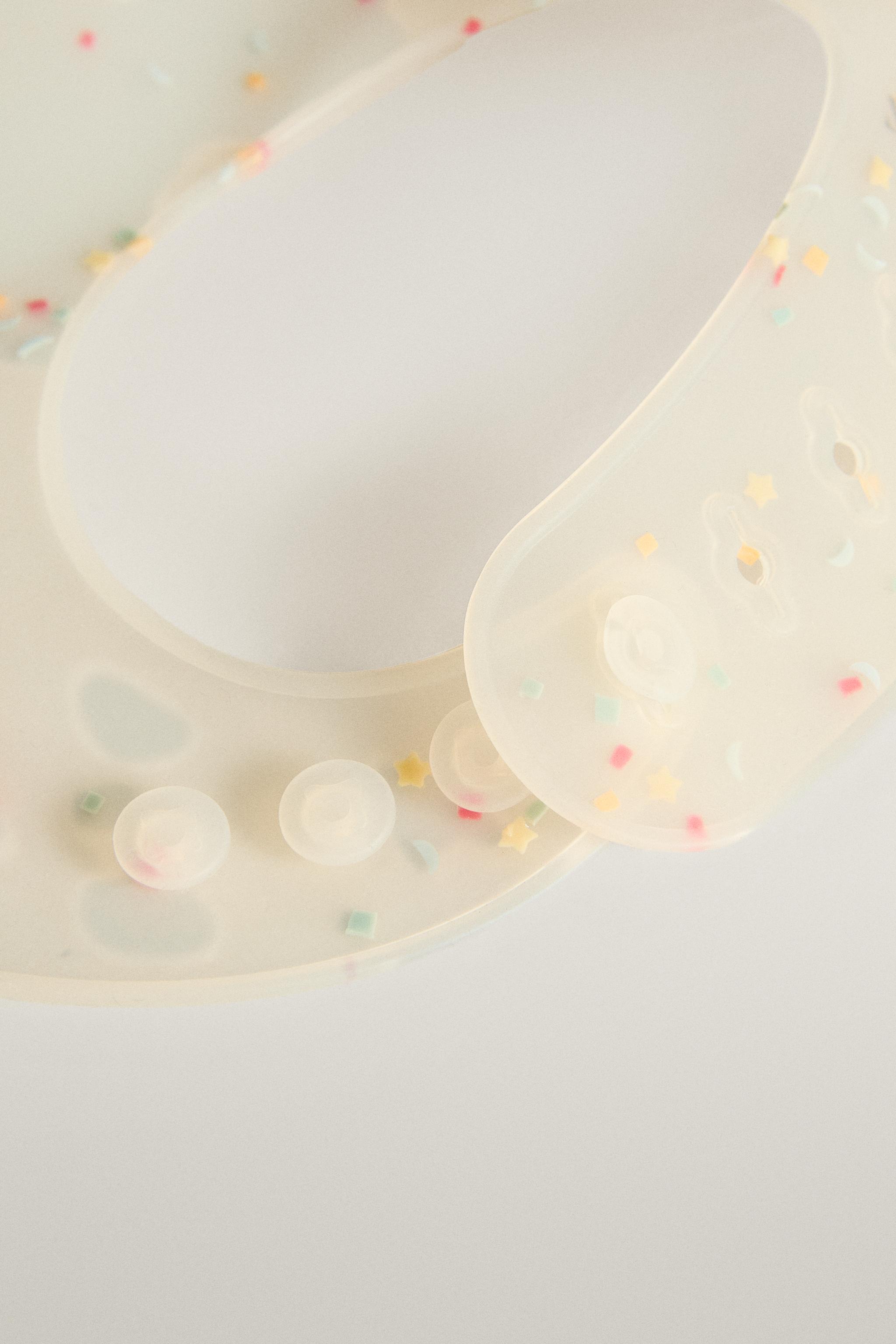 BAVOIR ENFANT SILICONE CONFETTIS