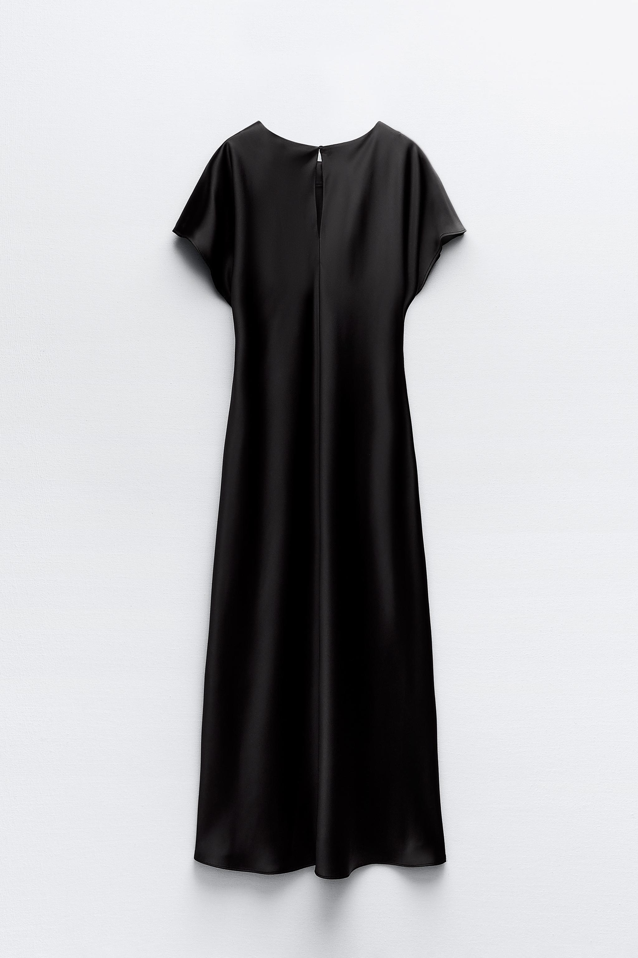 Zara LONG SATIN DRESS - 02731046-V2020