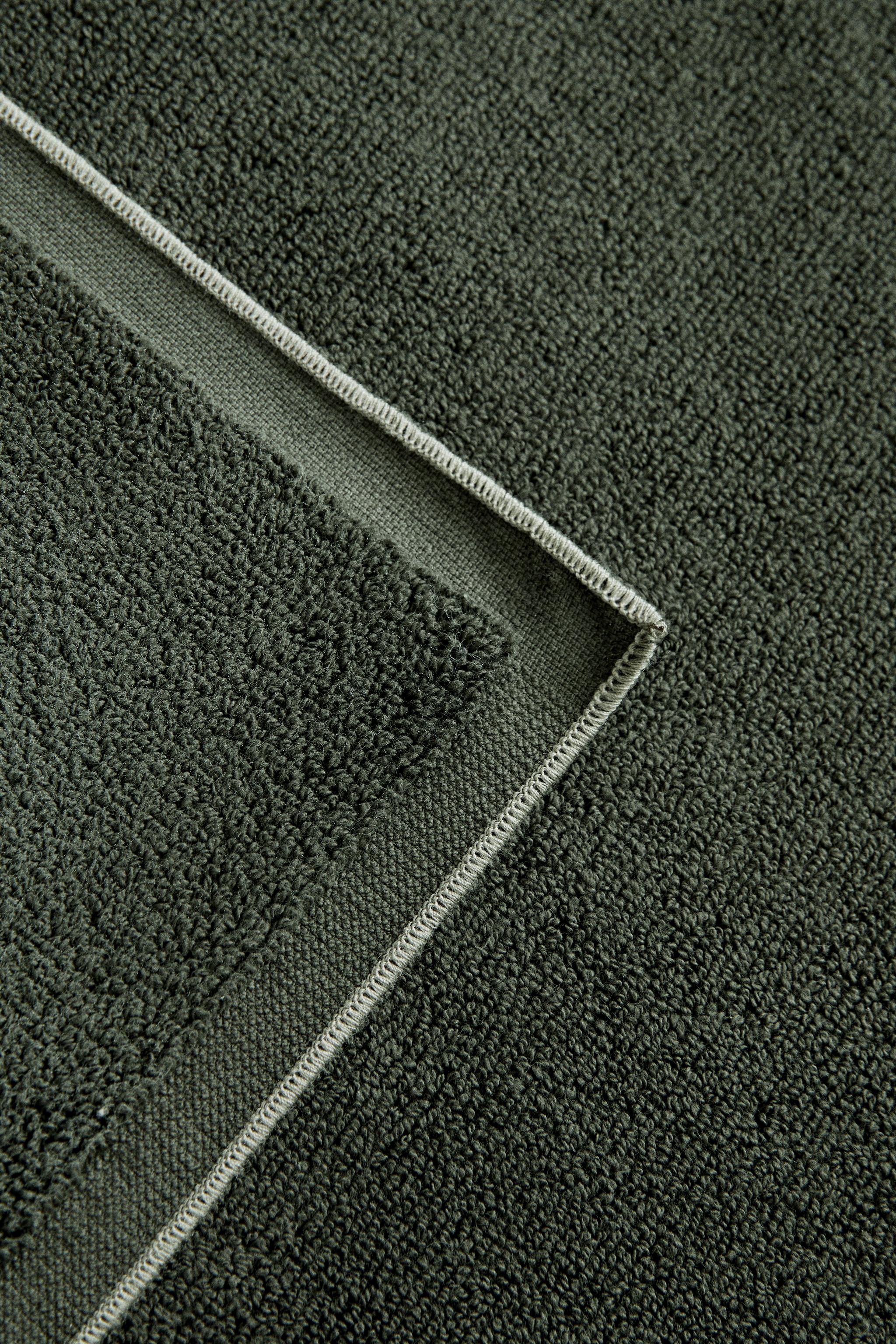 COTTON OVERLOCK BATH MAT