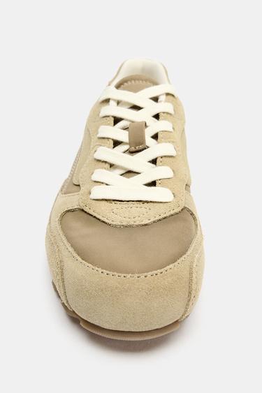 COMBINED RUNNING SHOES - Olive Green by Zara - Image 4