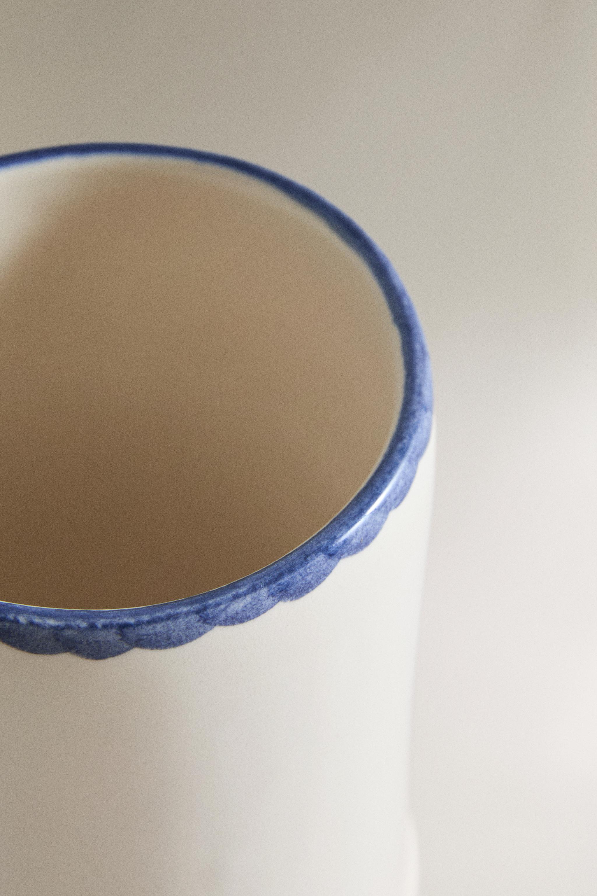 CERAMIC FISH TOOTHBRUSH HOLDER