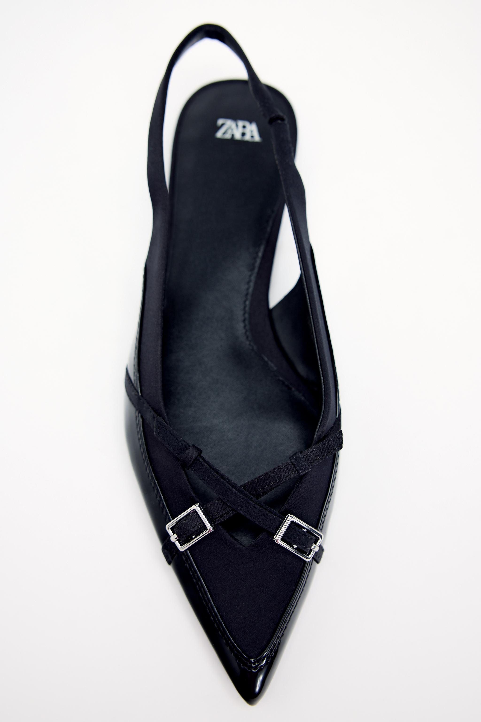 Zara slingback outlet flats