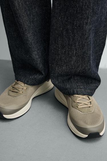 BASKET DE SPORT - Gris taupe de Zara - Image 2