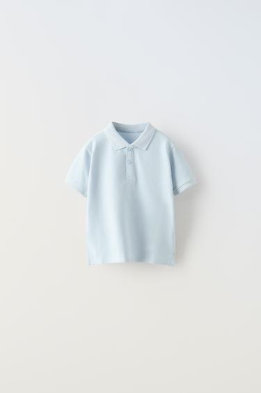 POLO BÁSICO - Azul claro de Zara