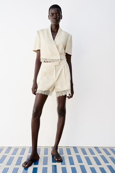 BLAZER MOTZA, PARPAILADUN BEHEALDEAREKIN - Beix argia, Zara-rena