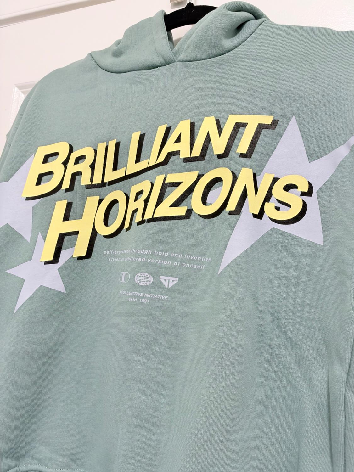 TEXT PRINT HOODED SWEATSHIRT - Image 2