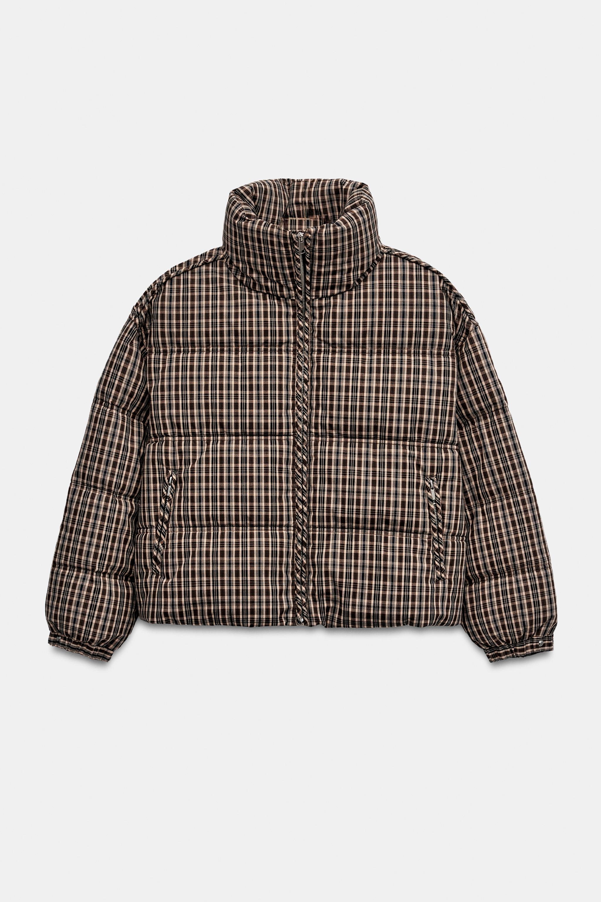 ANORAK MATELASSÉ À CARREAUX