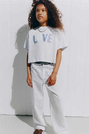 PATCH T-SHIRT - Sky blue by Zara - Image 0