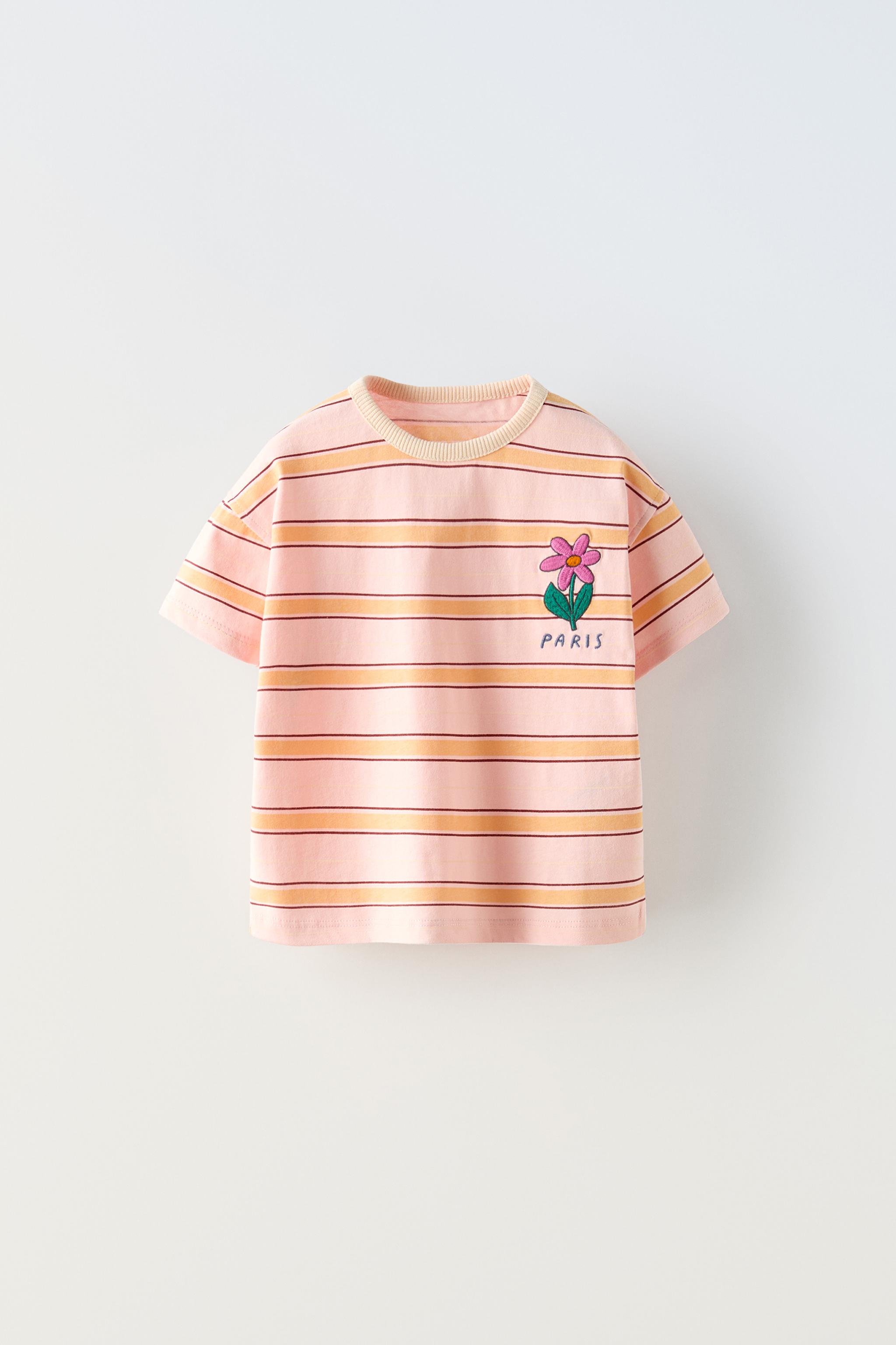 ★ドイツ発*ZARA*新作*STRIPED Tシャツ/PINK★ ☆ドイツ発*ZARA*新作*STRIPED Tシャツ/PINK☆ (ZARA/Tシャツ