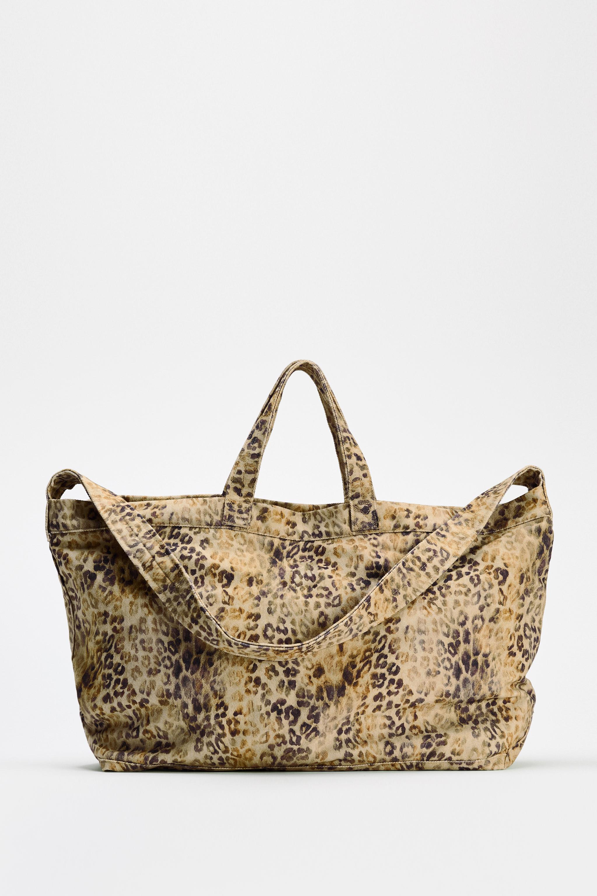 ANIMAL PRINT TOTE BAG Leopard ZARA United Kingdom