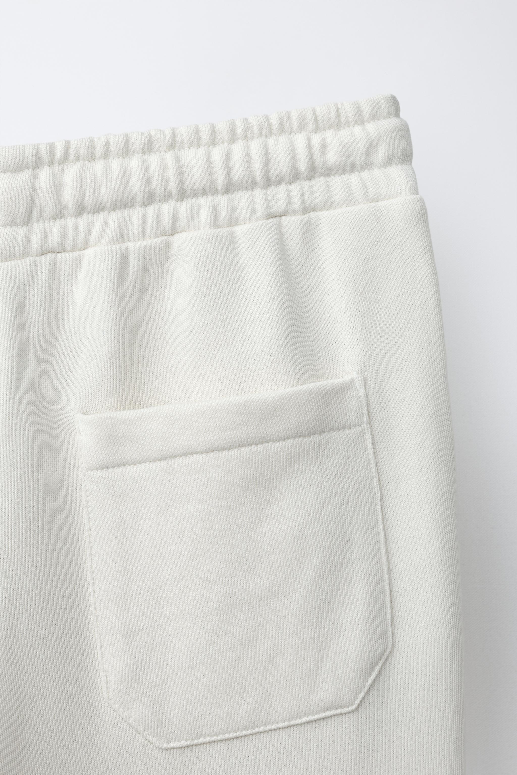 WIDE LEG PLUSH JOGGING PANTS