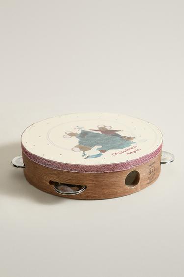 KIDS CHRISTMAS TAMBOURINE — Multicolored 2