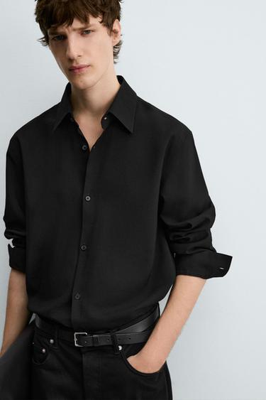 CHEMISE FLUIDE LIMITED EDITION - Noir de Zara - Image 4