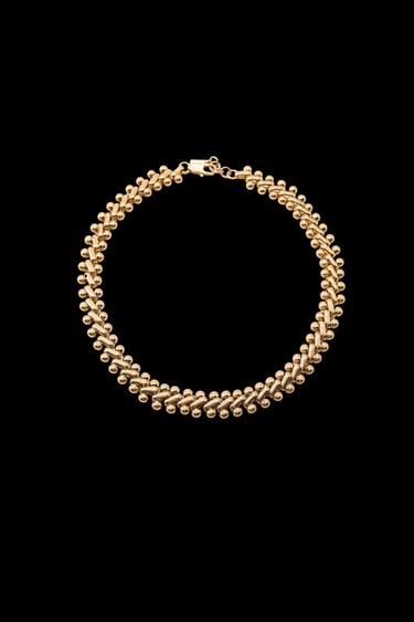 PACK 3 COLLARES CADENA CORDÓN CHARMS - Dorado de Zara