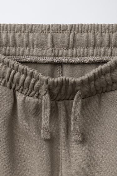ENSEMBLE SWEAT À CAPUCHE ET PANTALON JOG AVEC BANDES - Beige de Zara - Image 6