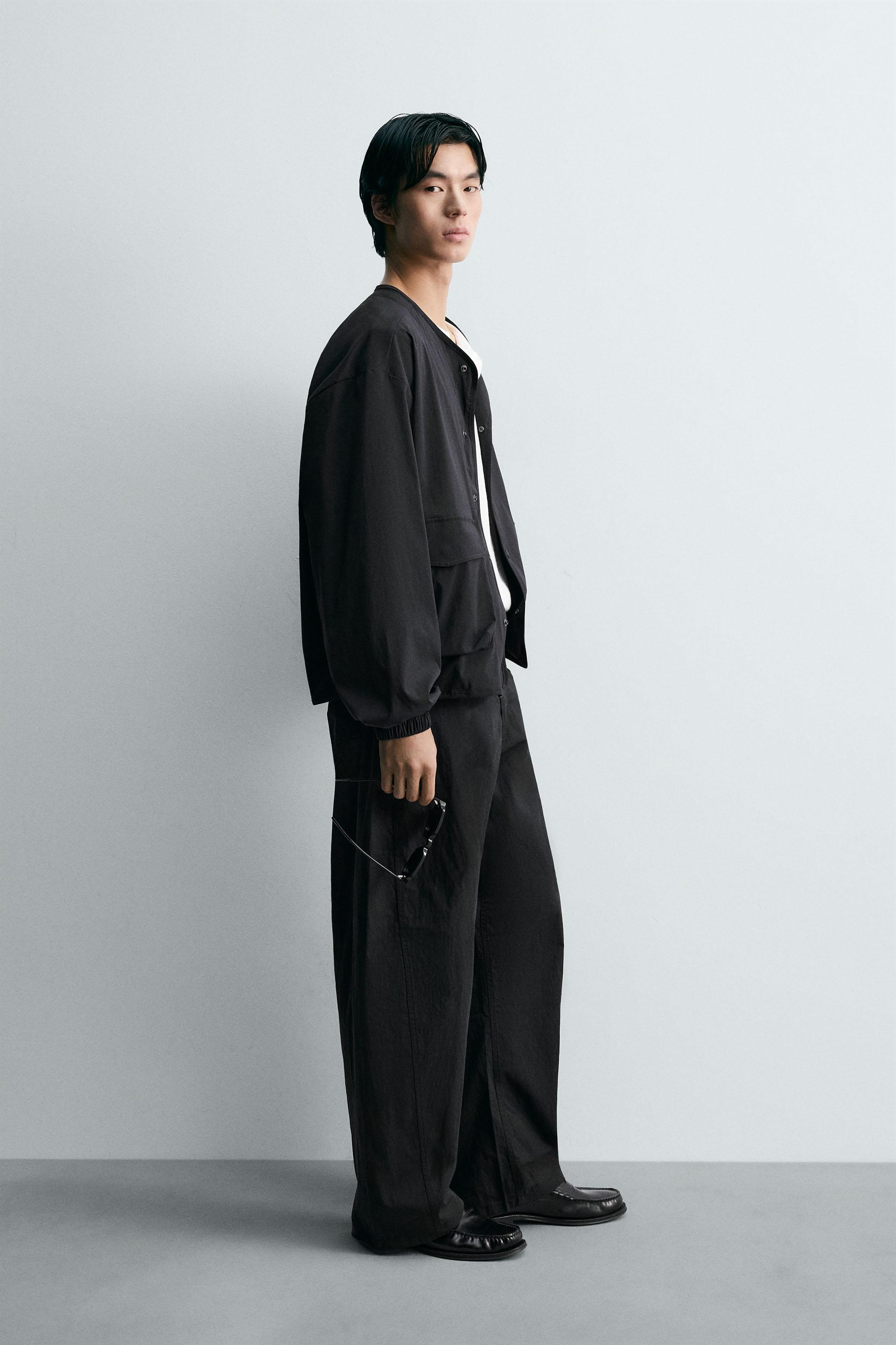 テクニカルポケット付きジャケット - ブラック | ZARA Japan / 日本