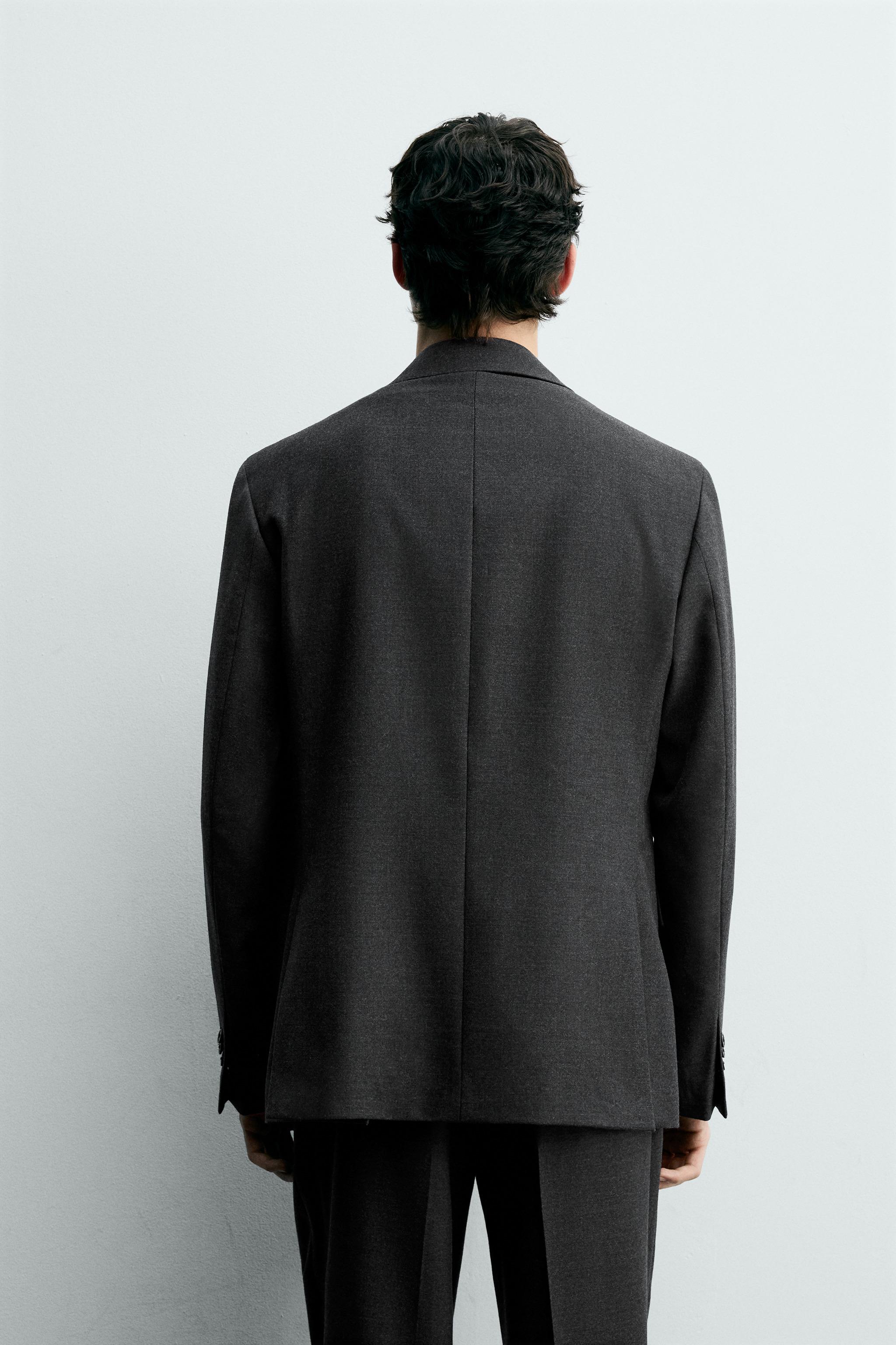 100% WOOL SUIT BLAZER