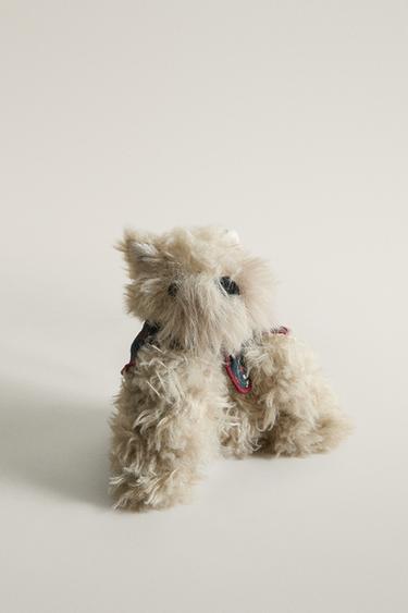 KIDS' SMALL CHRISTMAS DOG PLUSH TOY — Gray 2