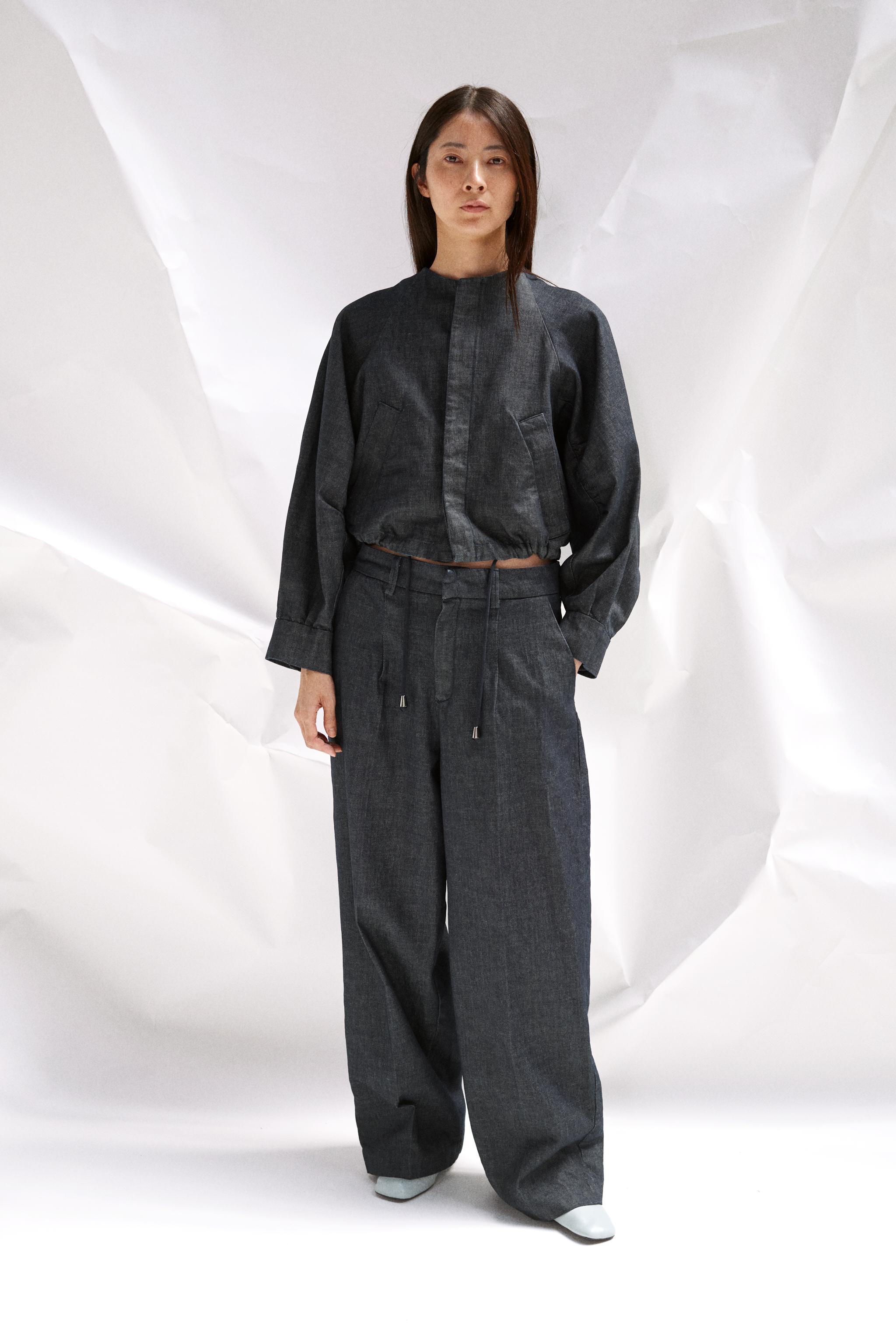 ZARA ZW DENIM ボンバージャケット ZARA ZW DENIM ボンバージャケット M ブルー