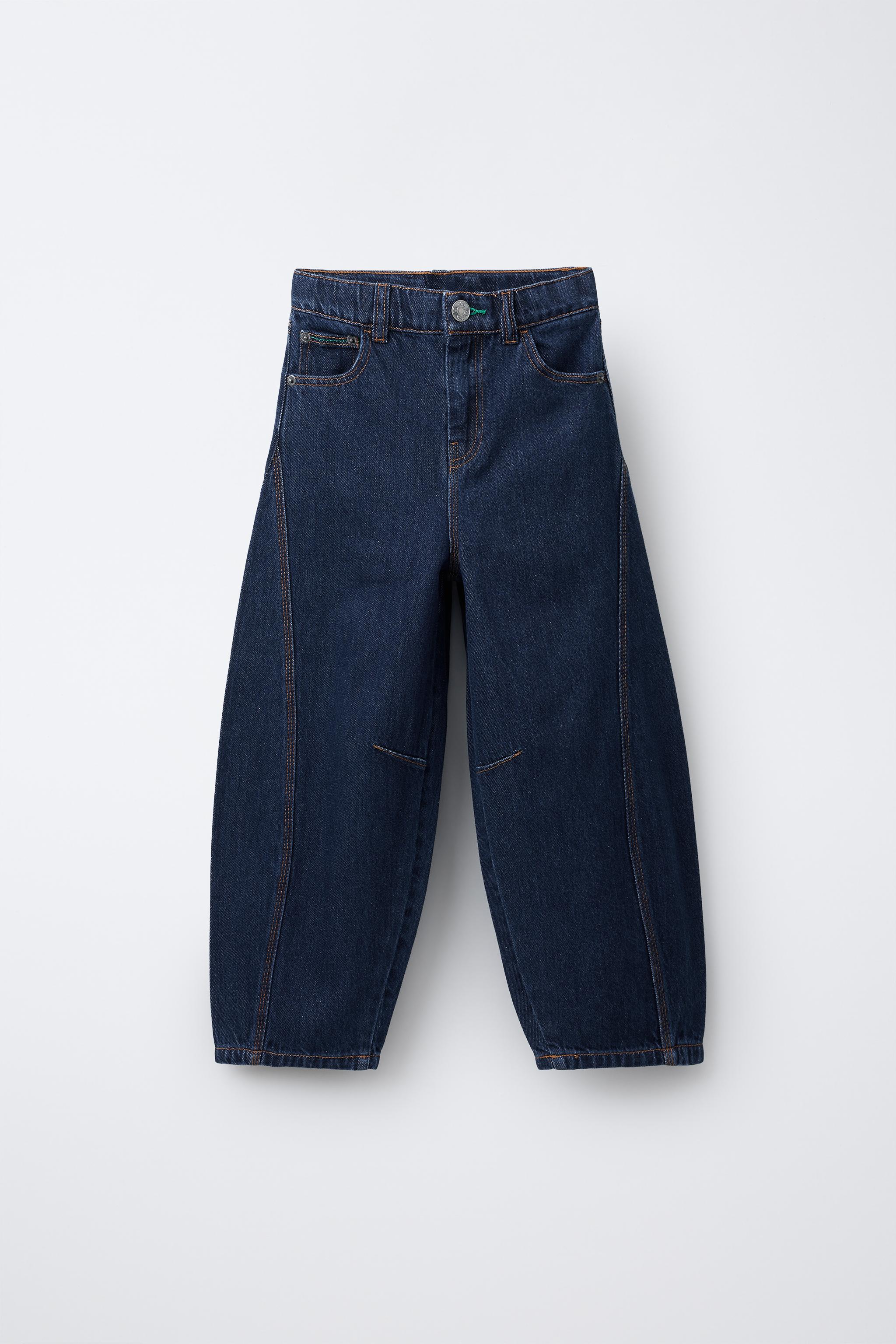 バレルフィットデニムパンツ - ブルー | ZARA Japan / 日本