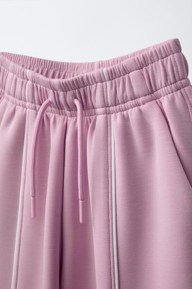 PANTALON DE JOGGING QUALITÉ MODAL - Rose de Zara - Image 3