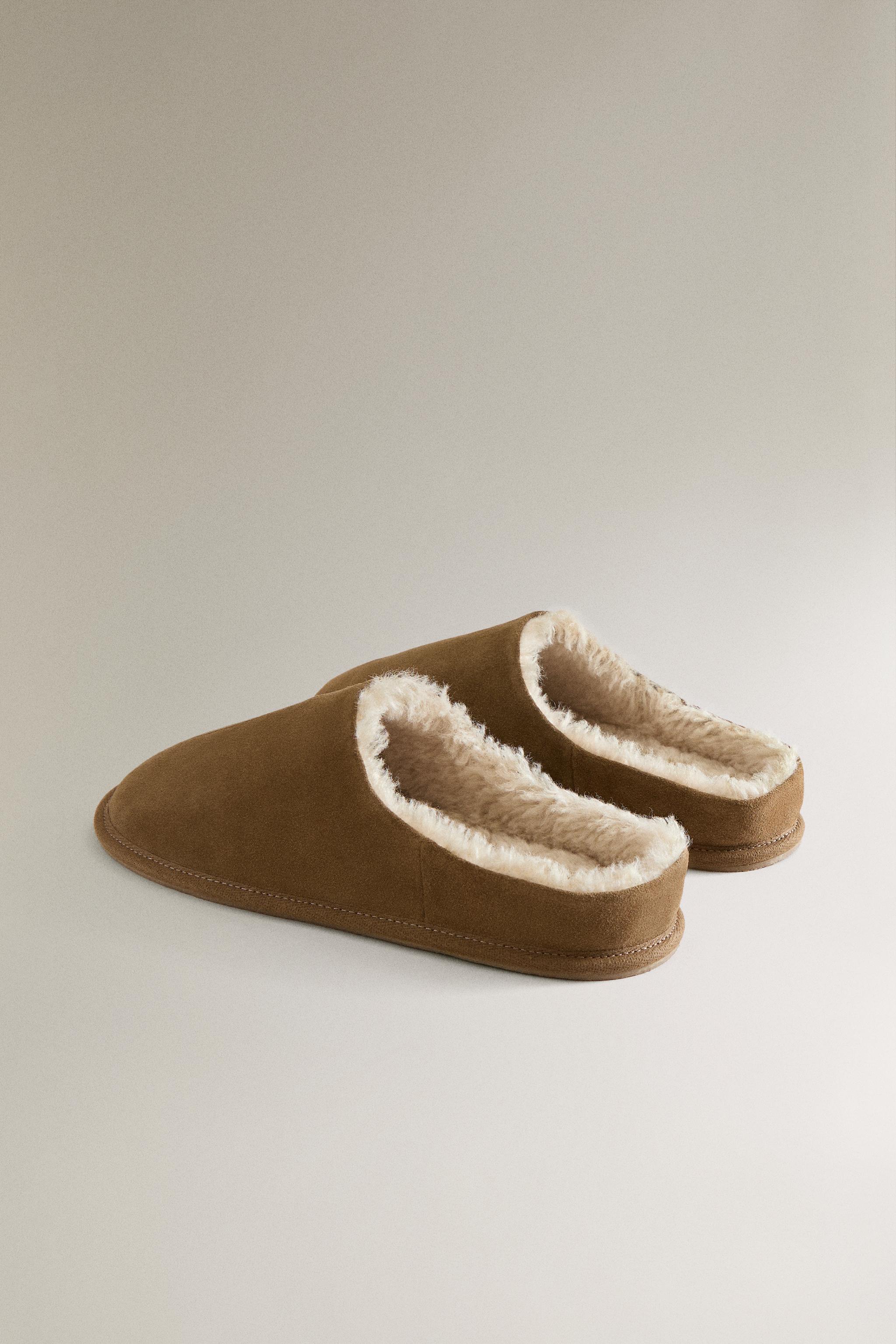 MULES EN CUIR CHAUDES
