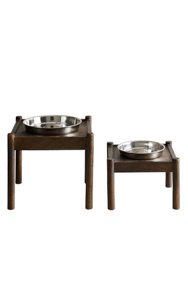 CIOTOLA ALTA IN LEGNO PER ANIMALI DOMESTICI - Marrone di Zara