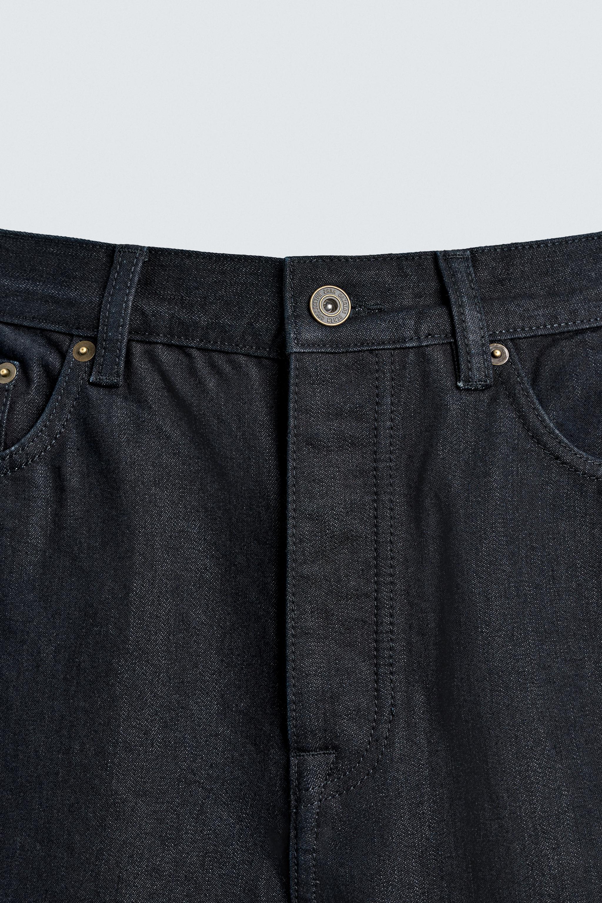 COTTON - WOOL STRAIGHT FIT JEANS