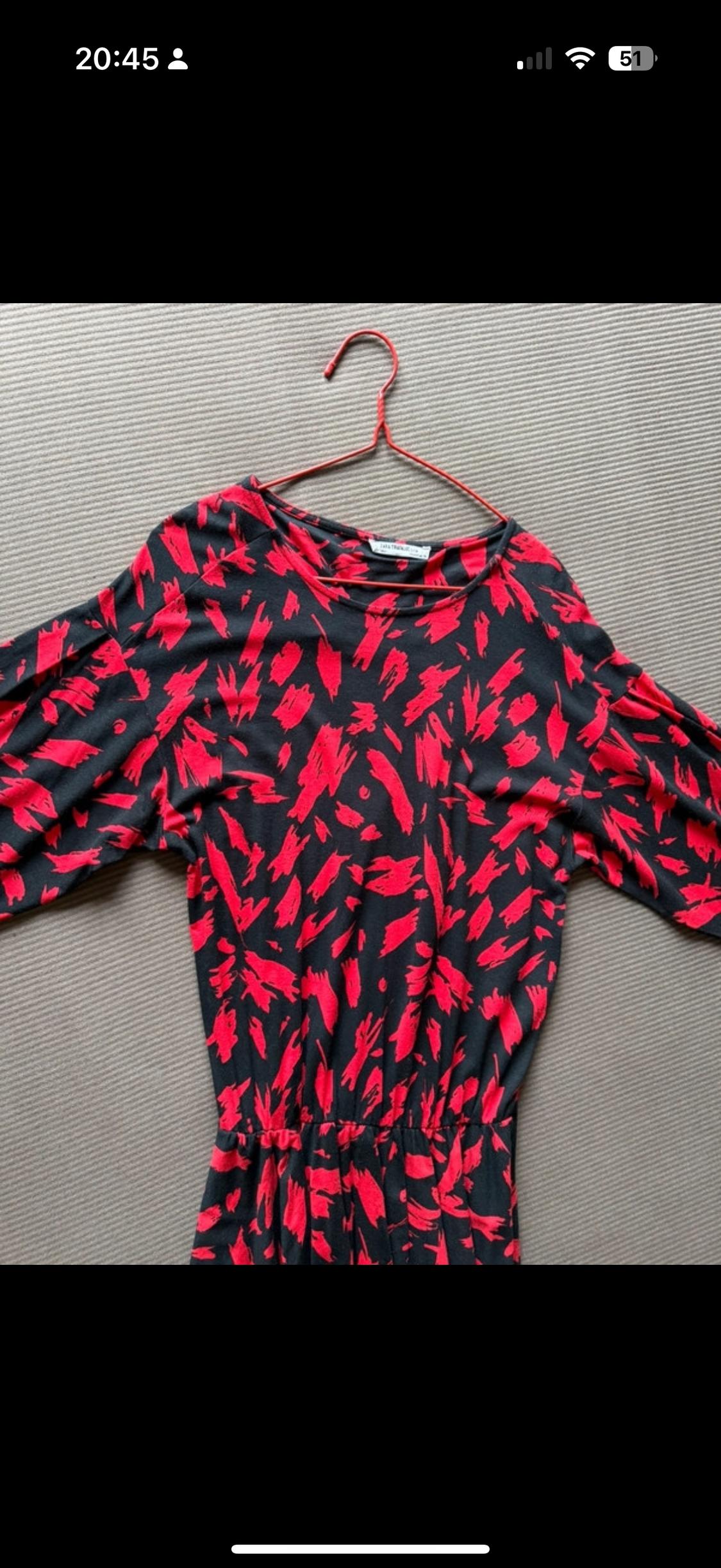 GATHERED PRINTED DRESS - Image 2