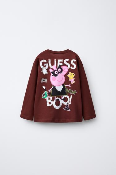 T-SHIRT IMPRIMÉ DÉGUISEMENT PEPPA PIG™ - Aubergine de Zara - Image 1
