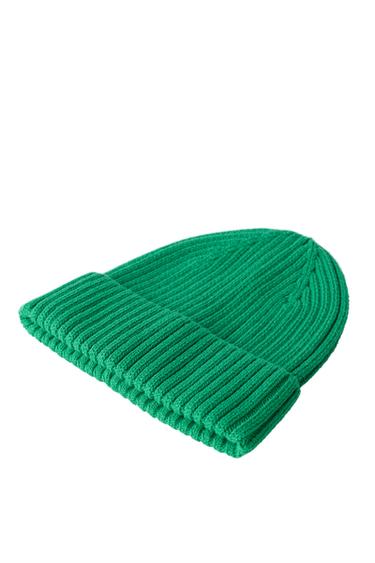 KNIT HAT — Green 2
