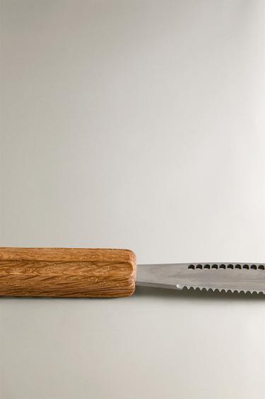 WOODEN BUTTER KNIFE - Brown by Zara - Image 3