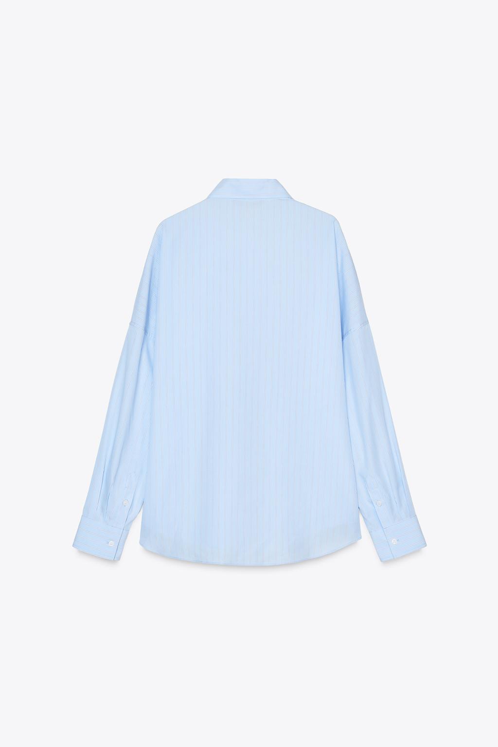 Thumbnail image for OVERSIZE STRIPED POPLIN SHIRT
