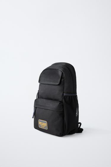 CROSSBODY BACKPACK WITH MULTIPLE POCKETS - Black de Zara - Image 1