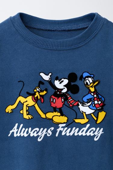 T-SHIRT MEDIUM WEIGHT MICKEY MOUSE AND FRIENDS © DISNEY - Bleu de Zara - Image 2