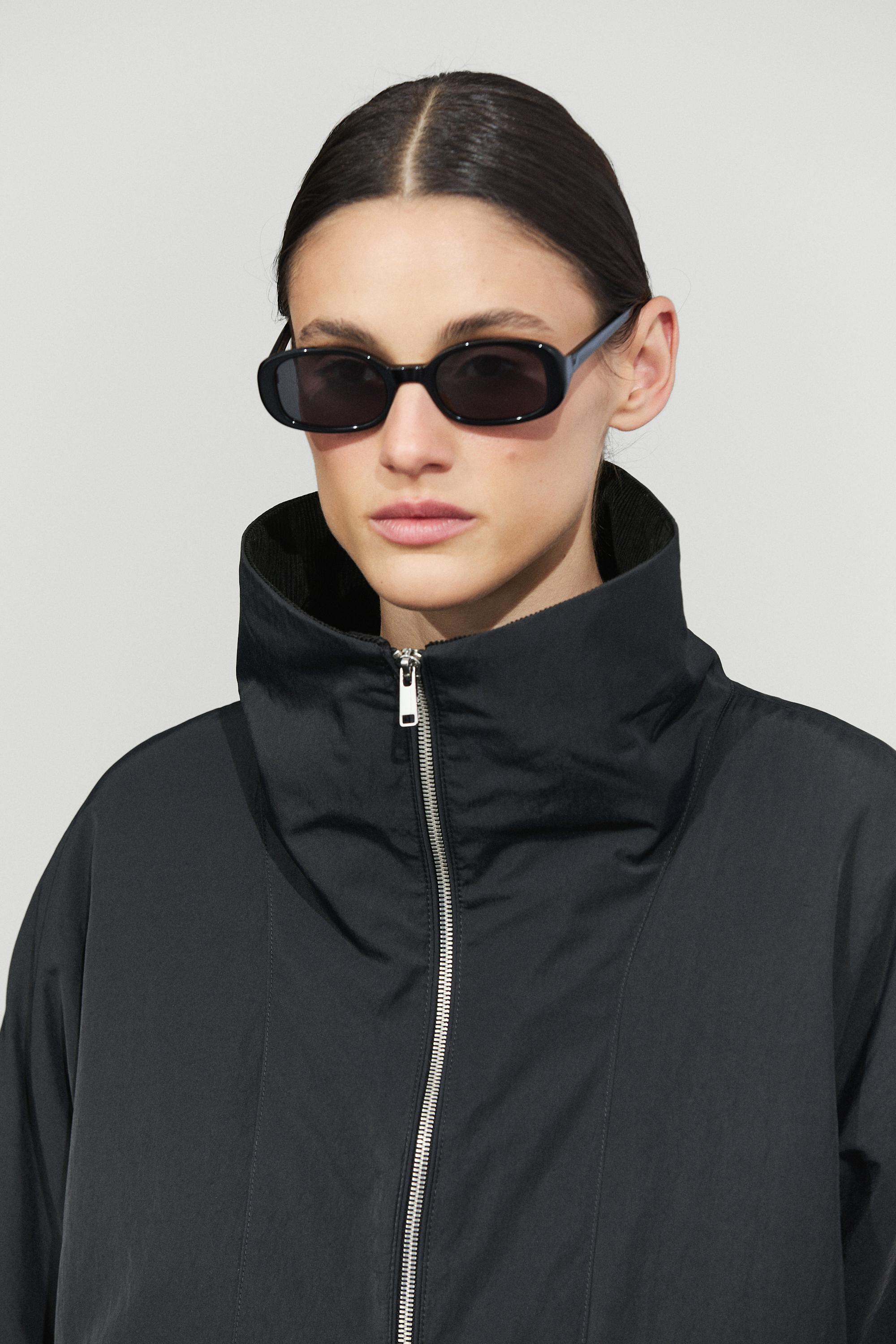 Parka matelassée col en velours côtelé