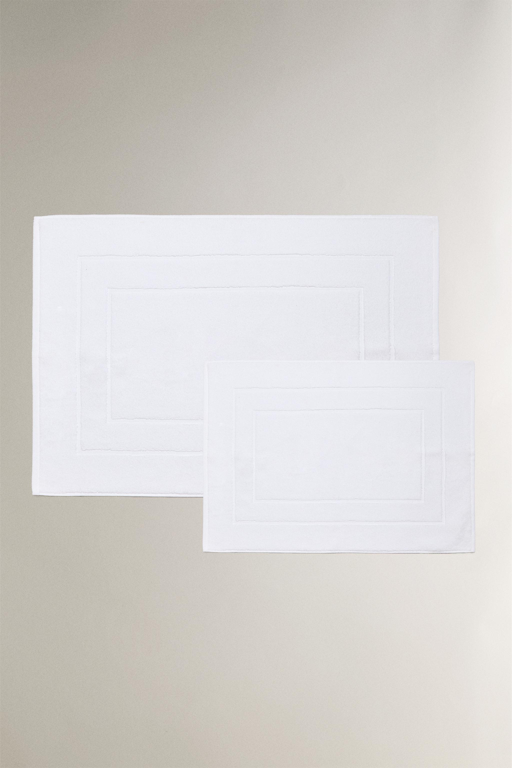 COTTON BATH MAT — White