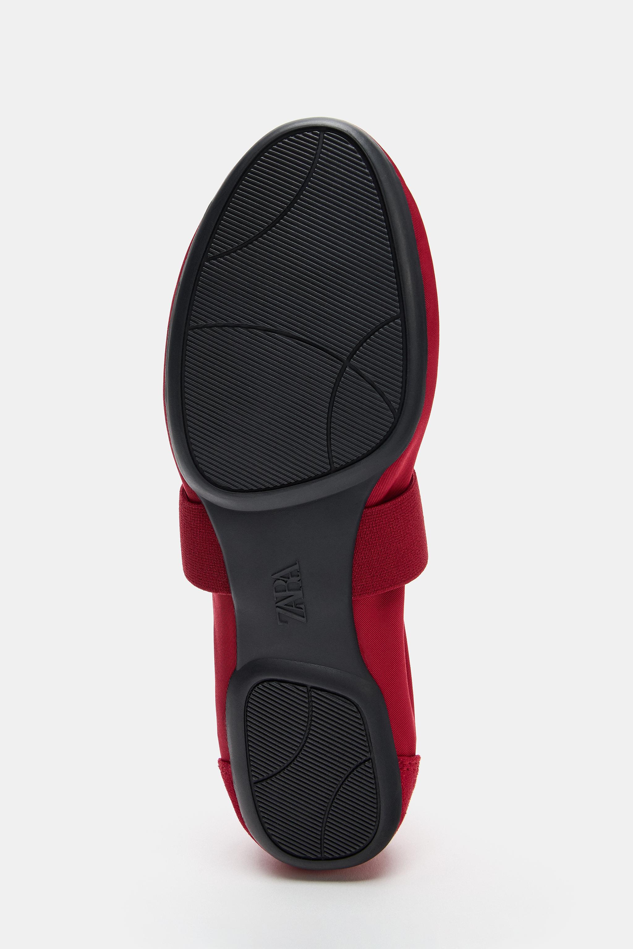 ELASTIC SPORTY BALLET FLATS