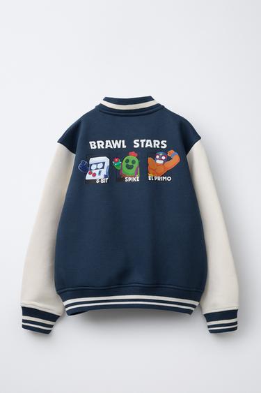BOMBER ESTAMPADO BRAWL STARS © SUPERCELL OY - Azul tinta de Zara