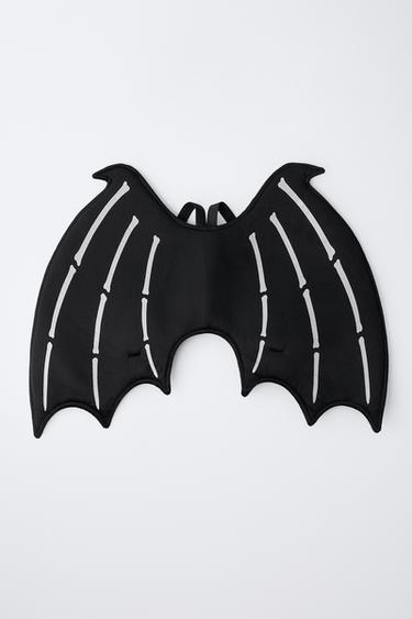 GLOW-IN-THE-DARK BONE COSTUME WINGS - Black by Zara - Image 3
