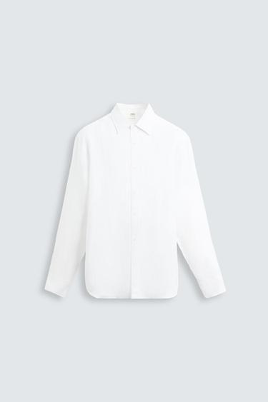 CAMISA 100% LINHO EDIÇÃO LIMITADA - Branco da Zara