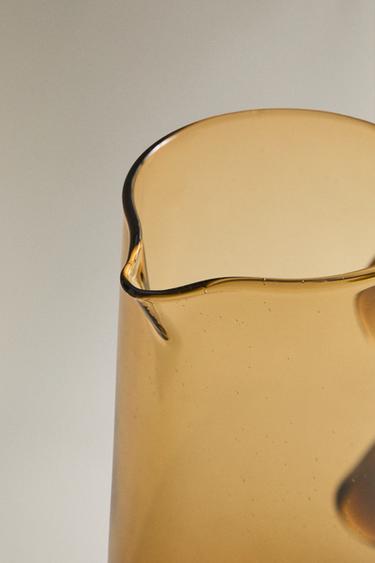 PICHET VERRE BULLES - Marron / Vert de Zara - Image 2