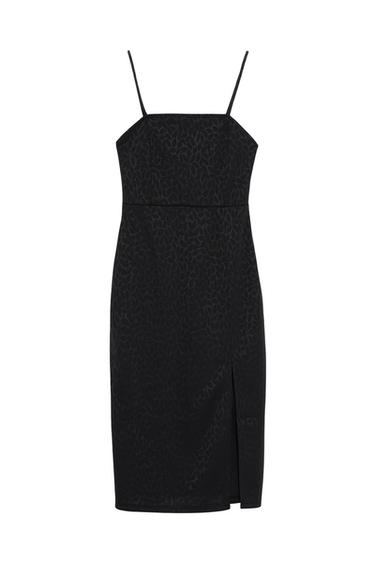 TEXTURED WEAVE DRESS
