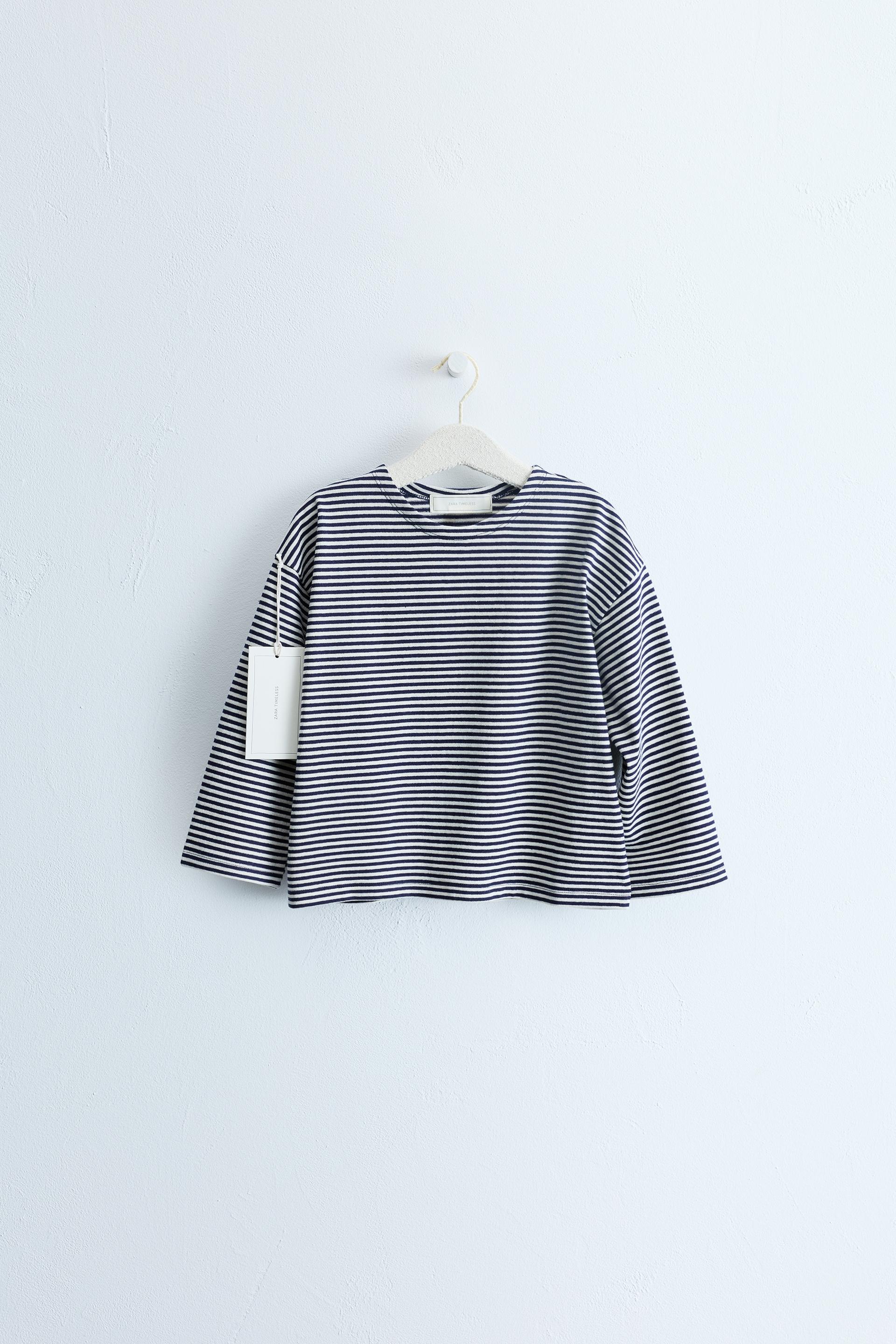 Zara Timeless - Striped Print T-Shirt