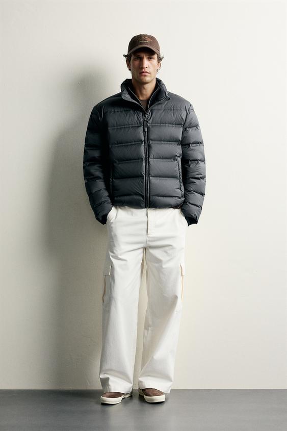 80% DOWN - 20% FEATHER WATER-REPELLENT JACKET - Anthracite grey by Zara - Image 0