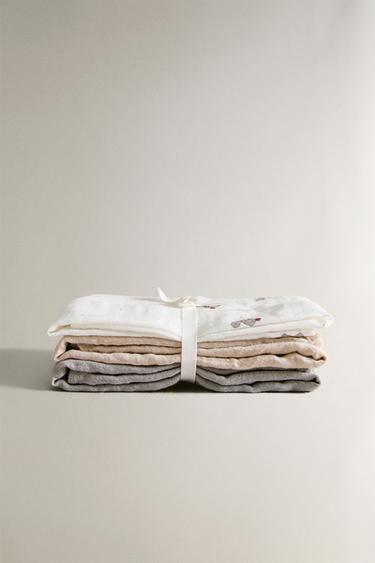 LOT LANGES EN MOUSSELINE ENFANT CANARDS (LOT DE 3) - Blanc cassé de Zara - Image 1