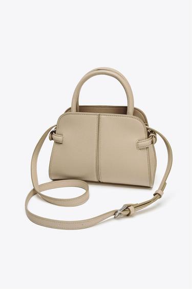 МІНІ СУМКА-СІТІ - Коричнювато-сірий Zara