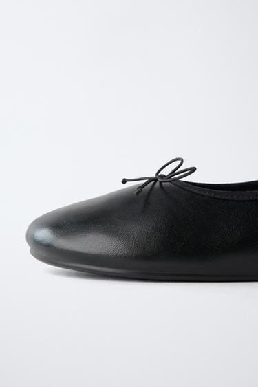 BASIC BALLET FLATS - Black by Zara - Image 5