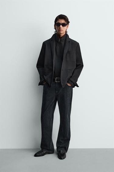 하이테크 포켓 블레이저 - Zara의 블랙 - 이미지 0